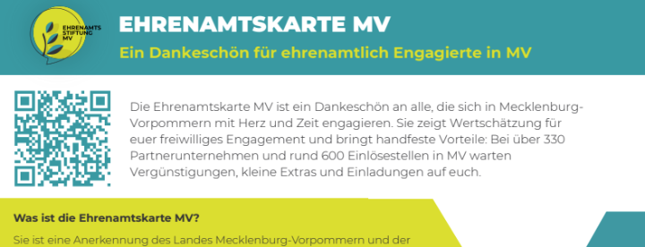 Ehrenamtskarte MV Header