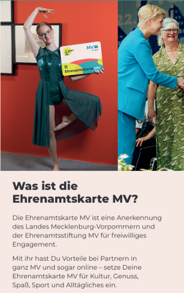 Screenshot Flyer Ehrenamtskarte MV